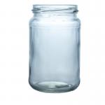 Collar Material Glass 4oz 8oz 16oz Wide Mouth Jars for Jam Pickle Honey Storage for sale