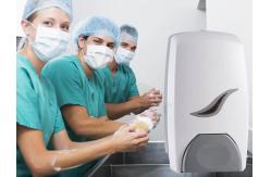 China Plastic Manual Soap Dispenser Alcohol Disinfection Dispenser Wall Mount Installation supplier