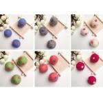 Handmade Circle Dot Pattern Felt Ball Crafts 2CM Diameter EN71 Standard