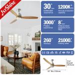 Lighting and Circuitry Design 1stshine LED Ceiling Fan Wholesalers with Remote Control