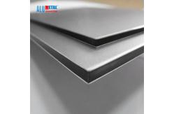 China Alumetal Silver PVDF ACP Aluminium Composite Panel Facade Products supplier
