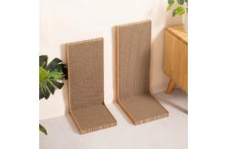 China OEM L Shape Cat Scratcher Detachable Vertical Cardboard Cat Scratcher supplier
