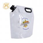 Food Grade Fruit Flavored Soda Packing Spout Bag Tomato Drink Pouch With Spout For Fruit Juice Vegetable Juice for sale