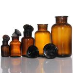 Clear Brown Amber Glass Medicine Bottles Jar 125ml 250ml 500ml 1000ml for sale