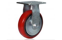 China 6 Inch Stackable Folding Wire Container With 4 Swivel Caster Zinc Plated supplier