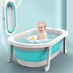Folded size 79*7cm Pink Infant Bathtub for Newborns OEM/ODM Support for sale
