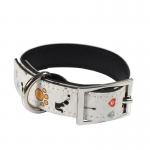 Customized Pet Collection PU Adjustable Sublimation Dog Collar Blanks for sale