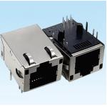 RJ45 100Mbps single port Connector Dual USB DIP Type With LED Light for sale