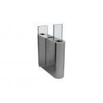 Security Office Building Access Control Turnstiles Full Height Acrylic Wing Panel