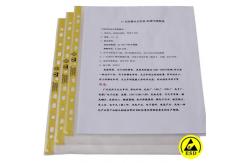 China Clear ESD Document Protector Sleeves With 11 Holes supplier