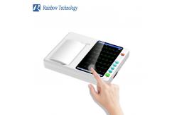 China Hospital Electrocardiogram 7In Touch Screen ECG EKG Machine Digital 6 Channels supplier