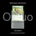 Clear Double Matte Sleeves Cards Non Glare PVC Free Cpp Deck Protector Sleeves for sale