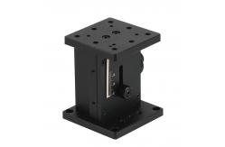 China 70mmx70mm Aluminum Alloy Manual Lab Jack Precise Positioning supplier