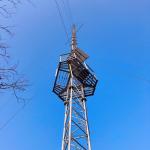 50M/S RRU Antenna  Angle Steel Guyed Wire Tower for sale