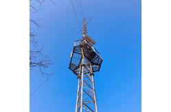 China 50M/S RRU Antenna  Angle Steel Guyed Wire Tower supplier