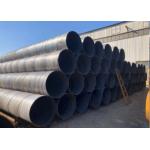 SSAW Steel Pipe 5mm-25.4mm Wall Thickness for Construction and Liquid Delivery for sale