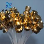 Perfume Bottle Crimp Pump Golden Colour Aluminium Sprayer for sale