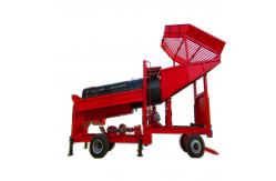 China Trailer Mounted Gold Washing Equipment With Screen And Fine Gold Recovery System supplier