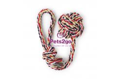 China Braided 20cm Rope Pet Chew Toys For Small Medium Dogs supplier