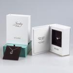 Glossy Lamination Rigid Packaging Box For Jewelry With Magnetic Closure for sale