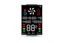 China Silkscreen VA Negative LCD Display / Industrial LCD Monochrome Screen Module For Equipment supplier