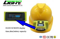 China Tempered Lens 6800mAh 385LUM 20000LUX Led Miner Head Light supplier
