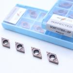 DCMT070204 DCMT11T304 Carbide Turning Inserts PVD Coated for External and Internal Turning in GP Chip Breaker for sale