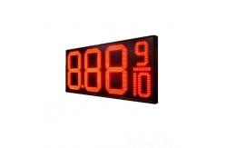 China WATERPROOF RF CONTROLLER LED GAS PRICE SIGN WITH IRON / ALUMINUM CABINET supplier