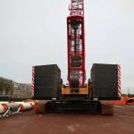 62m+42m Fixed Jib 320ton Crawler Crane  Improve Construction Efficiency for sale