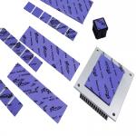 LCD TV Silicone Rubber Thermal Conductive Pad TIF500US Cooling High Adhesive 2.6W/mK for sale