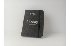 China Black Notebook Empty Eyeshadow Palette Box Packaging Eco Friendly supplier