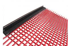 China Hook Polyurethane Coated Wire Screen, Polyurethane Rod Mesh For Mining Industry supplier