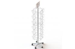 China 48 DVDs Promotion Books OEM Metal Rotating Display Stand supplier