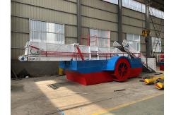 China 115kw Power Water Hyacinth Harvester Collect Water Plants On Water supplier