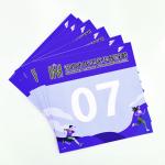 High Tear Resistance Race Bib Numbers in Rectangular Shape in White Red Blue or Customized Colors for Endurance Events for sale