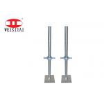 Steel Hollow Or Solid Scaffolding Screw Jack Base For Construction Building for sale