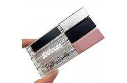 China Transparent Lip Gloss Container Customized Logo Screen Printing Lip Gloss Tube supplier
