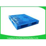 Durable Nestable Plastic Euro Pallets Anti - Slip For Transport Industrial