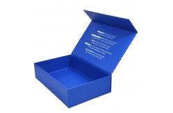 China Recyclable Blue Paper Slide Open Cardboard Drawer Packaging for Elegant Skincare supplier