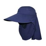 Navy Blue UV Protection Floppy Outdoor Boonie Hat For Hiking Plain Type for sale