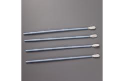 China Long Handle Lint Free Microfiber Cleanroom Swabs For Electronics Cleaning supplier