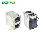 DGKYD21B083DC2A5DQ068 Stacked Multi-Port 100M RJ45 7Pin RJ45 Modular Jack Ethernet Filter RJ45 for sale