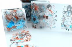 China No Residue UV Proof PET Material Clear Washi Tape supplier