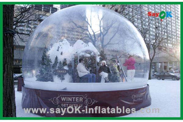 Christmas Themed Outdoor Inflatable Party Transparent Tent Bubble Inflatable Air Tent