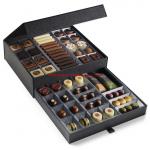 Embossed Texture Customized Gift Box Chocolate Candy Magnetic Cardboard Box Packaging for sale