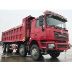 SHACMAN Heavy Duty Dump Truck F3000 6x4 375Hp EuroV Red Tipper 10 Tyres for sale