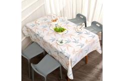 China Rectangle Insulated Anti Scald Printed Tablecloth Plastic PEVA PVC supplier