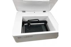 China 40W Mobile Phone Tempered Glass Cutting Machine With Daqin Laser Cut Software supplier