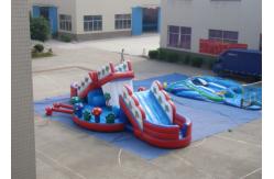China Attractive Funny Inflatable Obstacle Courses Outdoor Games Digital Printing inflatable mushroom slide supplier