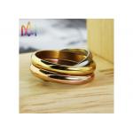 1.5mm Thickness Three Piece Stackable Engraved Rings